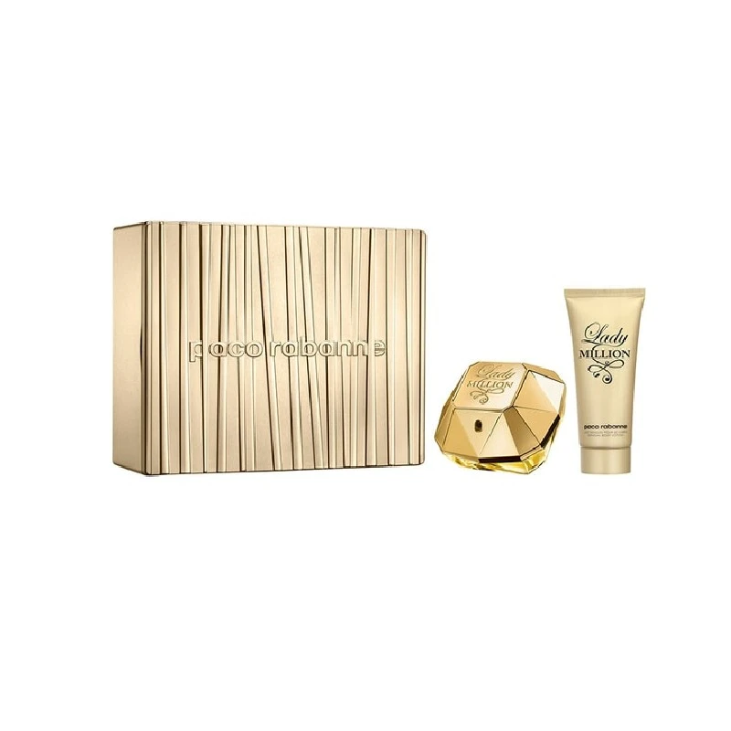 Paco Rabanne Lady Million EDP 80ml + BL 100ml, Комплект за Жени